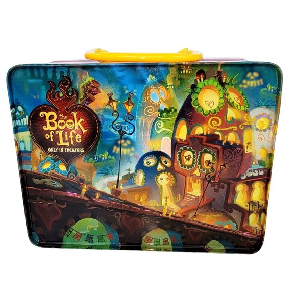 Rare Book Of Life Metal Lunch Box Dia De Los Muertos Day Of The Dead - Picture 4 of 10